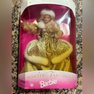 Barbie Special Edition Winter Fantasy in Gold and White